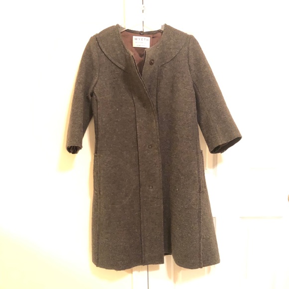 Wyeth by Todd Magill Gray Wool Coat Size S - Picture 9 of 11